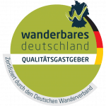 Wanderbares Deutschland Qualitätsgastgeber - Siegel