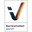 Logo Barrierefreiheit geprüft