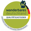 Wanderbares Deutschland Qualitätsgastgeber - Siegel